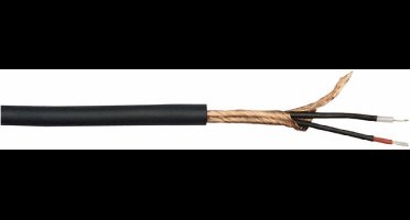DAP Audio MC-226B microfoon kabel zwart, dubbele isolatie, 100 meter op rol