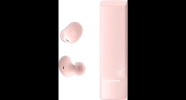 soundcore A30i NEW, noise cancelling oordopjes, lipstick-vormig ontwerp, klein, lichtgewicht comfort, helder geluid, 24 uur speeltijd, IP54, draadloze oordopjes, Bluetooth 5.4-L-Roze