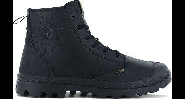 PALLADIUM Pampa Continental Leather - Heren Laarzen Boots Leer Zwart 74373-008-M - Maat EU 45 UK 10.5