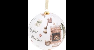 kerstballen - kerstbal baby's 1e kerst - kerst - kerstboom - cadeau - per 4 stuks