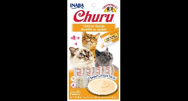 Inaba Churu Purée - Kattensnack - Kip 70 g