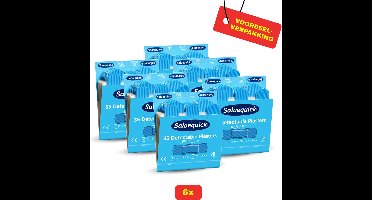 6 x Salvequick Detecteerbare Pleisters 35 stuks - Voordeelverpakking!