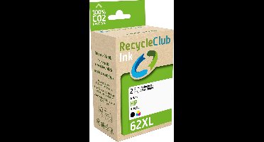 weCare Cartridge compatible met HP 62 XL Combipack