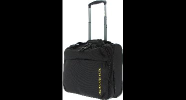 MANDARINA DUCK Trolley met laptopvak Zephyr Rolling Tote Black Zwart 40cm