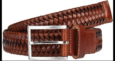 LLOYD Leren Riem Braided Men´s Belt W80 Cognac Bruine