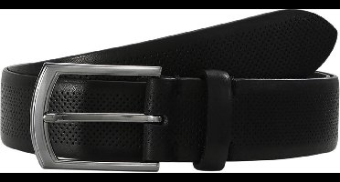 LLOYD Leren Riem Leather Belt 3.5 W80 Black Zwart