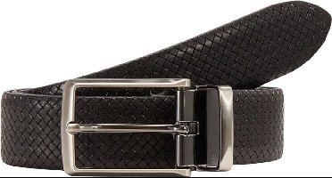 LLOYD Leren Riem Fashion Leather Men´s Belt W110 Black Zwart