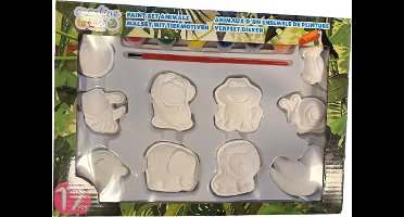 Paint set animals verfset dieren - 10 dieren