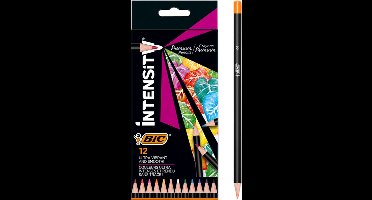 Kleurpotlood bic intensity premium assorti | 12 stuks