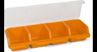 Gerimport Organizer Opbergdoos 32 X 11 X 6 Cm Oranje