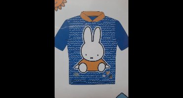 Nijntje UV t-shirt maat 74-80 korte mouwen blauw jongens