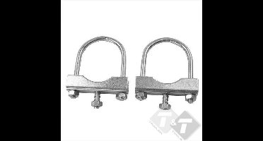 Sluiting neuswielklem, rond, 2 delig, Benson