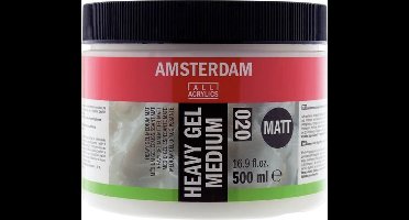 Amsterdam Heavy Gel Medium Mat 020 Pot 500 ml
