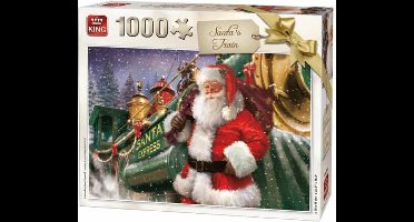 King Santa's Train Kerstpuzzel - 1000 stukjes