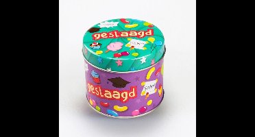 Paperdreams snoepblikje geslaagd school