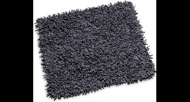 Bidetmat - Toiletmat - WC mat - Classic Pure excellent Antraciet - Antislip onderkant - Afmeting 50x60cm