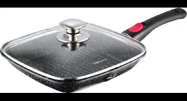 Kinghoff 1510 grillpan - 24x24 cm - marble coating - inductie