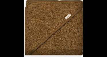 Baby badcape / omslagdoek brown clay - 100% katoen - Funnies