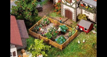 Faller - Pleasure garden with flowers and bushes - FA181276 - modelbouwsets, hobbybouwspeelgoed voor kinderen, modelverf en accessoires