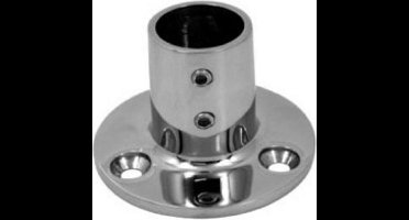 Seilflechter - Railingvoet - 90 graden - Rond - 22mm - RVS - Maat: Default