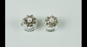 Curlies bol rozet met parel