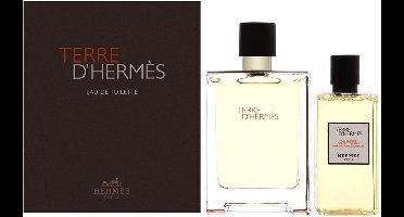 Hermès Terre d'Hermès Giftset - 100 ml eau de toilette spray + 80 ml showergel - cadeauset voor heren