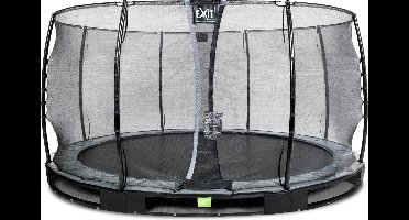 EXIT Elegant inground trampoline rond ø427cm - zwart