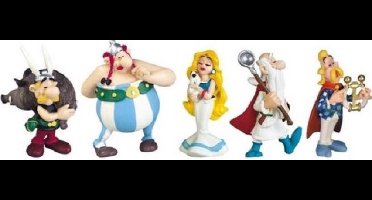 Plastoy Asterix en Obelix Figuren - Box met 5 PVC figuren van 7 cm