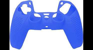 Hiden - Controller Siliconen Hoes - Ergonomische Grip Hoes - Anti-Slip - Protection - Geschikt voor PS5 Blauw
