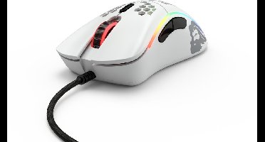 Glorious PC Gaming Race Model D- (small) - Muis - voor gaming - 6 knoppen - 12000 dpi - Mat Wit
