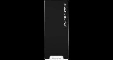 iStorage diskAshur M2 - externe harde schijf - M2 SSD - 120 GB - USB - 256-bit - Zwart