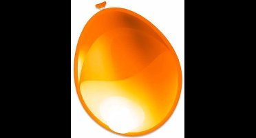 Ballonnen oranje metallic 50 stuks 30 cm