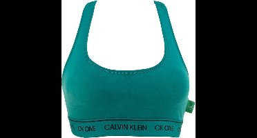 Calvin Klein dames unlined microfiber bralette groen - S