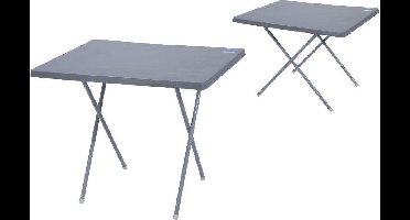 Van der Meulen - Campingtafel - Vouwbaar - 60 x 80 cm - Zwart