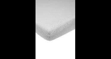 Meyco Home Uni hoeslaken eenpersoonsbed - light grey - 90x200cm