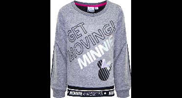 Minnie Mouse - Longsleeve - Grijs - 104cm - 4 jaar