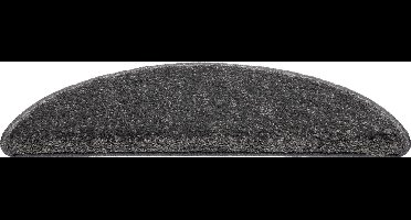 Trapmat Oslo antraciet maat 17*56 cm set 15 stuks