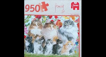 Jumbo Premium Collection Puzzel Francien Cat Family - Legpuzzel - 950 stukjes