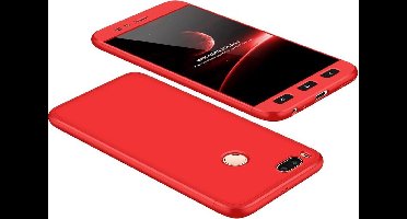 360 full body case Geschikt voor Xiaomi Redmi Mi A1 MDG2 2017 / Mi 5X - rood