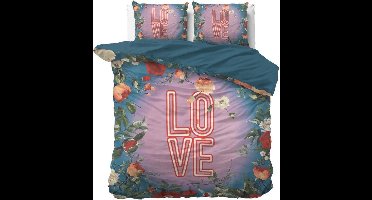 Dreamhouse Led Love - Dekbedovertrekset - Lits-Jumeaux - 240x200/220 + 2 kussenslopen 60x70 - Turqouise