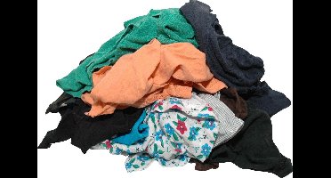 Poetslappen bont tricot - 10KG - Pluisarm