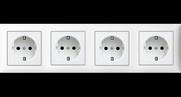 Busch-Jaeger Inbouw Wandcontactdoos Set4