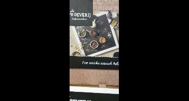 Gusta Serveerbord borrelplank voor hapjes kaasplank de Proeverij krijt