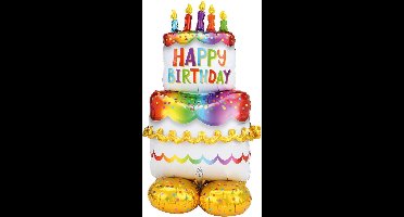 Amscan - Airloonz - Birthday cake (134cm)