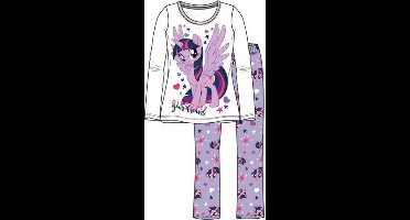 My Little Pony longsleeve The Movie pyjama lange mouwen wit met paars - maat 92 en 100% katoen