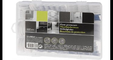 Floor protectors , vloerbeschermers , 122 delig in stevige box