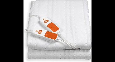 Cresta Care 75046120  Elektrische deken 2 persoons dubbel laags cosy - extra voeten warmte - 180 minuten timer -160 x 140 cm  - Machine wasbaar - Ökotex gecertificeerd