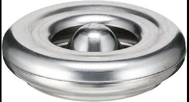 Vlamdovende tafelasbak aluminium Ø12 cm