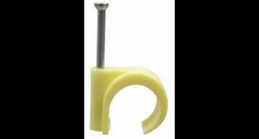 Besli universele spijkerclip 16-19 mm, à 100 stuks, creme