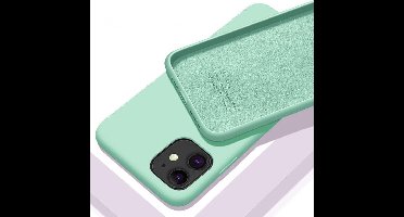 iphone 12 pro Luxury Hoesje Siliconen,lichtgroen